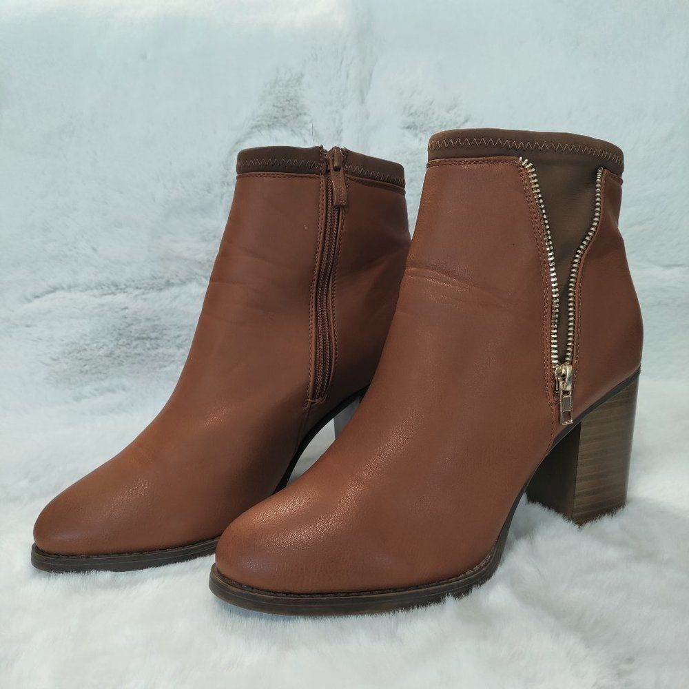 Natural Breeze Women's Ankle Boot Chunky Heel Size 9 US